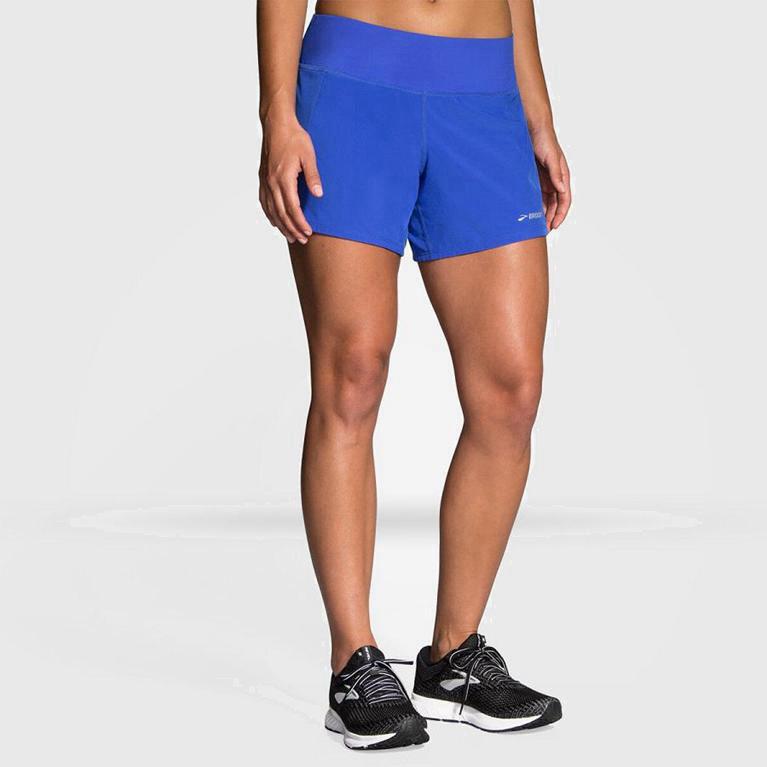 Brooks Chaser 5 Womens Running Shorts Ireland Blue (ZTGL-79416)